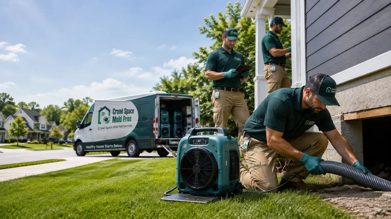 Crawl Space Mold Removal in Madison, VA